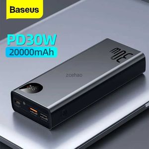 Power Bank для сотового телефона Baseus Power Bank 20000 мАч Портативное внешнее зарядное устройство для быстрой зарядки 10 000 мАч PowerBank для 14 13 PoverBank