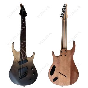 Generation Pro el yapımı FRET 8 String Elektro Gitar, Paslanmaz Çelik, Fretquilt Akçaağaç Üstü