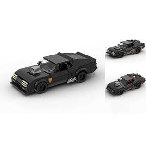 Bloklar 342pcs Speed ​​Champions Mad Max V8 Interceptor MOC Yapı Blokları Şehir Oyuncak Tuğlası Çocukların Doğum Günü Hediyesi 240120