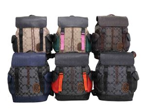 Yüksek kaliteli tasarımcı sırt çantası koçları lüks tasarımcı sırt çantası kadın erkekler seyahat sırt çantası klasik baskılı kaplı tuval park parquet deri sırt çantası
