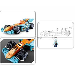 Блоки Формула 1 Speed Champions F1 Racing Super Car DIY Строительные блоки Комплект Кирпичи Модель Игрушки для детей Подарки