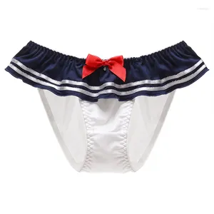 Külot sevimli eğlenceli tasarım kravat 2d anime cosplay denizci üniforma seksi iç çamaşırı brifing toptan