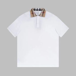 Мужская модная рубашка-поло Роскошная мужская футболка с короткими рукавами Модная повседневная мужская летняя футболка Доступна в нескольких цветах Британский размер S-XL