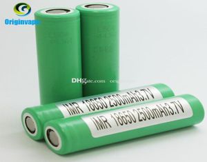 Otantik 25R 2500mAh 25A 18650 Piller Mekanik Kutu Mod Ebike Electric Motor Car7513605 için Şarj Edilebilir Hücre