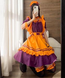 Kostüm Aksesuarları Artı Boyut Hizmetçi Elbisesi Cadılar Bayramı Cosplay Kostümleri Kadın Önlük Kıyafetleri Lolita Kabak Takım Anime Partisi Prenses 3075340