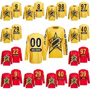 Hokey All-Star 2024 Formalar 29 Jake Oettinger 29 Leon Draisaitl 97 Connor McDavid 39 Cam Talbot 97 Kirill Kaprizov 9 Filip Forsberg 48 Tomas Hertl 18 Robert Thomas