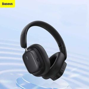 Cell Phone Earphones Baseus H1i ANC Wireless Bowie Headphone Bluetooth 5.3 Noise Cancellation Hi-Res 38db 3D Spatial Audio Ear Headsets YQ240120