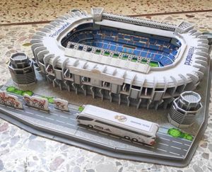 3D Üç Boyutlu Yapboz Futbol Saha Binası Toys Children039S DIY Stadyum Montaj Modeli Eğitim L4W0 X05226542761