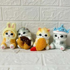 Peluş Bebekler Mofusand Keychain Bebekler Oyuncaklar Kawaii Köpekbalığı Kedi Peluş Arkadaş Karides Kedi Dolls Karikatür Kız Arkadaşlar İçin Sevimli Kolye Sırt Çantası Hediyeleri