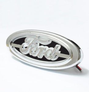 5D LED araba logo lambası 14.5cm*5.6cm Odak için Mondeo Kuga araba rozeti LED lamba Otomatik Lazer Işıkları 3D Arka Amblem Çıkartması Hayalet Gölge Light9700440