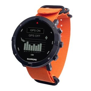 Saatler Sunroad FR934 GPS+GLONASS+BEIDOU SMART SAAT GPS Tracker Fitness Su Geçirmez Altimetre Barometresi Pusula Dijital Hombre Saat