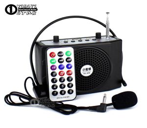 Outdoor Megafon Taşınabilir Güç Amplifikatör Mini Hoparlör USB TF Kart Radyo FM Müzik Müzik Oyuncusu Hoparlör Kulaklık Mikrofonu8471101