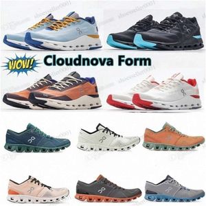 Cloudnova'da Ayakkabı Canavarı Erkekler İçin Koşu Ayakkabıları Kadınlar Bulutlar Koşu Yürüyüşçüsü Arktik Alaşım Terracotta Orman Beyaz Siyah Dışarıda Spor Tren