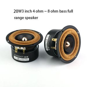 Hoparlörler Kyyslb 20W 3 inç hoparlör ünitesi 4 ~ 8ohm Tam Menzilli Hoparlör Hifi Fever Müzik Ses Ev Ses Amplifikatör Hoparlör Ünitesi