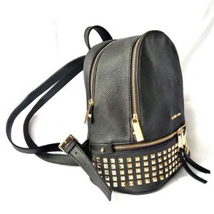 Michaels Yüksek kaliteli moda PU deri boyutu erkekler Kadın Çanta Çocuk Okul Çantaları Backpacks Style Lady Sırt Çantası Seyahat Çantaları 4 C221Q