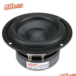 Taşınabilir Hoparlörler GHXAMP 4 inç Woofer Subwoofer Hoparlör Ünitesi HIFI 4OHM 40W Fiberglas Dokuma Havza Derin Bas Hokkaboru Büyük Magne Dh2ly