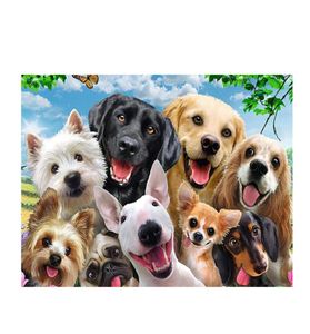 1000 pcs Jigsaw Puzzles Dog Puppy Assembling Stimulating Imagination Educational Puzzles for Adults kids toy gift4476749