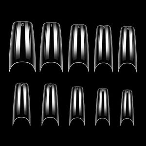 Накладные ногти 500 шт. U-образные типсы для ногтей Makartt Natural Clear C Curve Накладные советы по дизайну ногтей Акриловые накладные ногти для гелевых ногтей Накладные кончики Q240122