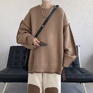 Erkek Sweaters 2024 KIŞ KÜÇÜK KUKULU Erkekler ve Kadınlar İçin Kazak Vintage Gevşek Yuvarlak Boyun