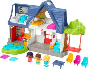 Fisher-Price Little People Friends Together Play House Набор для обучения малышей, 10 предметов