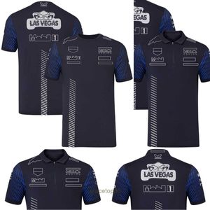 Новые мужские и женские футболки Формула-1 F1 Одежда поло Топ гоночной команды Специальный сезон гонок для гонщиков Топы для любителей спорта Джерси 52z5