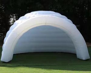 wholesale Big outdoor Inflatable igloo event house use oxford cloth Inflatable Dome Tent with LED changing light For Party Events