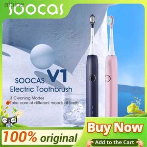 Сменные насадки для электрических зубных щеток SOOCAS Sonic Toothbrush V1 Smart Cleaning and Brush Водонепроницаемая портативная дорожная щетка YQ240124