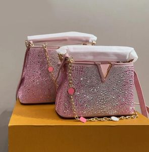 Tasarımcı Capusines BB Çanta Rhinestone Omuz Çantası Elmaslar Akşam Yemeği Çanta Çanta Pahalı Çantalar Cüzdan Lüksler Tasarımcıları Crossbody Bag