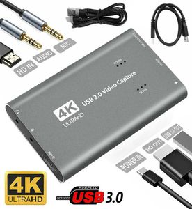 Yüksek Hızlı USB30 4K Loopout Video Yakalama Kartı Kablosu Uyumlu HD Oyunu Canlı Kayıt Kutusu Typec Connector267K1852563