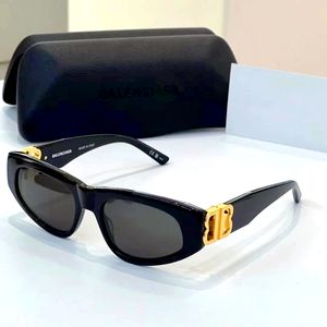 With Box дизайнерские солнцезащитные очки Bb Мужские и женские солнцезащитные очки «кошачий глаз» Унисекс Дизайнерские очки Goggle Beach Солнцезащитные очки Ретро-рамка Роскошный дизайн UV400 высокого качества