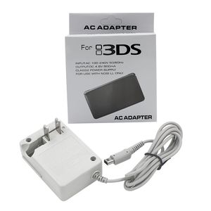 Nintendo NDSI /2DS /3DS /3DSXL /3DS için ABD AB 2 Pimli Fiş Duvar Şarj Cihazı AC Güç Adaptörü Oyun Makine Ateş İnek