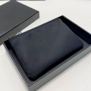 2023 Short Wallets Mini Coin Purses card holder designer wallet nylon woman mens wallets purse Zipper Pouch Triangle 5A