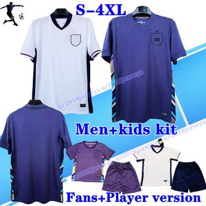 S-4XL 24 25 Kane Foden Futbol Formaları Ev Ulusal İngilteres Sterling Saka Rashford Gömlek Barkley Sancho Mount Grealish Erkekler Çocuk Kiti Futbol Gömlek Üniformaları