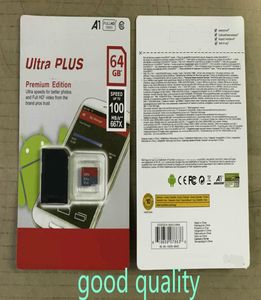 Высокое качество НОВЫЙ смартфон Ultra A1 16GB32GB64GB128GB256GB Фактическая емкость Micro Memory SD Card 100MBS UHSI C10 TF Card wit7713420