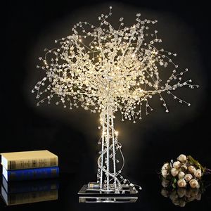 90cm boyunda akrilik kristal düğün ağacı yol, düğün merkezinde kristal Noel ağaçları parti pervane masa centerpieces