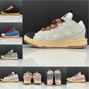 Curb Sneakers Moda Tasarımcı Ayakkabı Erkekler İçin Lüks Platform Lan Lan Rahat Çalışma Out Spor Sneaker kadın bayanlar eğitmenleri 2024 Lanvans