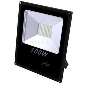 Ucuz yeni su geçirmez beyaz IP65 100W açık LED projektörleri sıcak serin LED Taşkın Işıkları AC 85265V Downlight Lights1535936