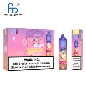 EU-Markt: Original RandM Tornado 15000 Puffs, Ölleistungsanzeige, Fumot-Facotry, Einweg-Vape, großes Fassungsvermögen, mehrfarbiges Gerät, 41 Farben, 25 ml