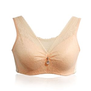 Acessórios de traje 6042 Sexy Lace Underwear Mastectomia Bra com bolsos para prótese de mama artificial mulher sem anel de aço