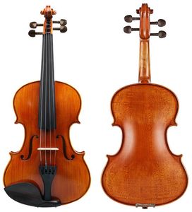beginner Glossy lacquer solid wood violin 44 34 14 Maple back spruce wood panel violin Kids Students Case Mute Bow Strings7542589