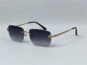 Yeni Moda Erkekler Tasarım Güneş Gözlüğü Küçük Kare Çerçeve 0148 Metal Hayvan Çıkarık Gözlükler Modern Vintage Popüler Gözlük En İyi Kalitesi Orijinal Kasa