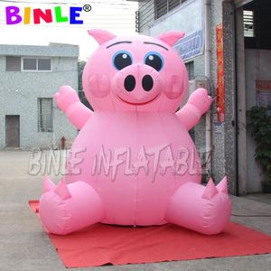 Название товара wholesale гигантская надувная розовая свинья мультфильм на продажу рекламные надувные модели свиней портативные мультфильмы животные персонажи 001 Код товара