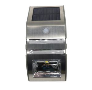 Edison2011 su geçirmez 2 LED güneş ışığı güneş panelleri güç pir hareket sensörü LED bahçe ışık açık yol algısı güneş duvarı lam2509690