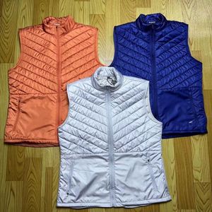 Stil Erkek Spor Kolsuz Yelek Ceketler Tasarımcı Gilet Sıcak Kış Bahar Sonbahar Katlar Kadın Yelek Dış Mekan Yansıtıcı Aşağı Puffer Ceket Çiftleri Parka Gevşek