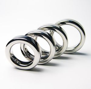 Кольца для пениса из нержавеющей стали, металлические кольца для мужчин, носилки для мячей, БДСМ-игрушки, устройство для кольца на пенис, мошоночное связывание, шарик, Weights4111921