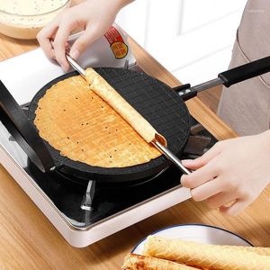 Pişirme Kalıplar Yumurta Rulo Waffle Maker Steck Kek Kalıp Ev Bakeware DIY Mini Dondurma Koni Aracı Hamur Pasusu Mutfak Malzemeleri