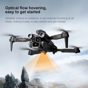 2024 New K9 MAX RC Drone SD Triple ESC Camera Forward/Vertical/Overhead Shoot 360° Obstacle Avoidance Optical Flow Positioning 2.4G WiFi FPV Foldable Quadcopter