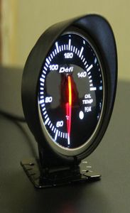 60 мм 25 дюймов DEFI BF Style Racing Gauge Датчик температуры автомобильного масла с красно-белым светом Датчик температуры масла 8103135