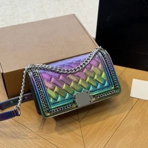 Omuz Çantaları Tasarımcı Çanta Crossbody Bag Kadınlar Zincir Lüksler Çanta Kadın Moda Klasik Elmas Kafes Çantası Toz Çantası