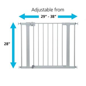 Safety Simple Pass WalkThrough Gate Grey Baby Gates 240124